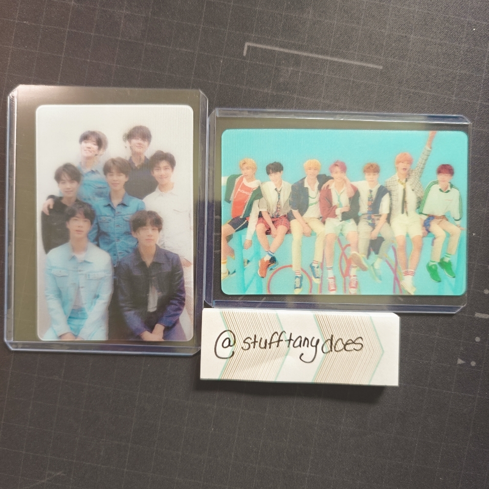 BTS Love Yourself Answer and Tear Special Lenticular Group Photocards